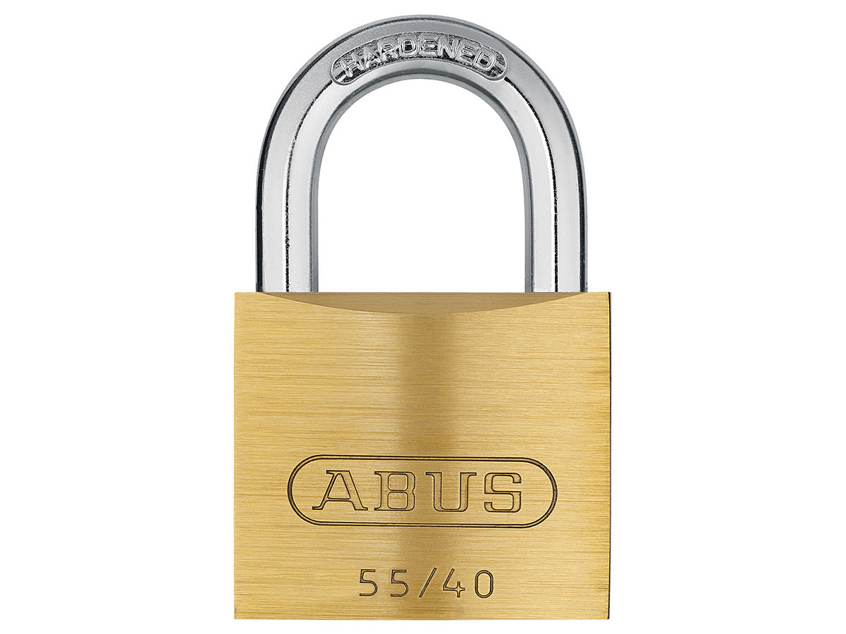 ABUS 55/40 BRASS PADLOCK WITH 2 KEYS