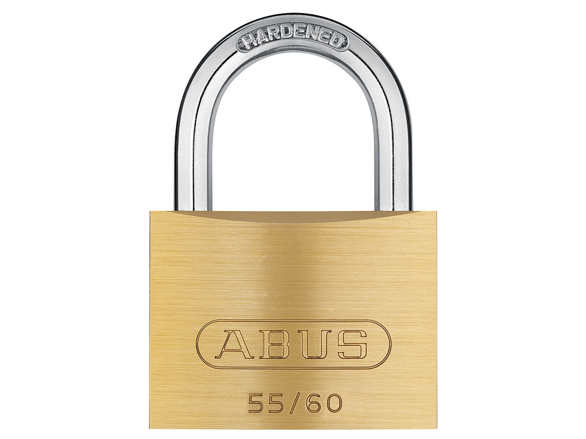 Abus 55/60 BRASS PADLOCK WITH 2 KEYS