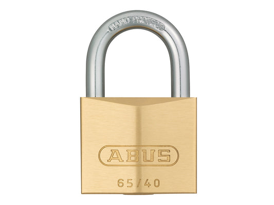 ABUS 65 series brass 40mm padlock WITH 2 KEYS