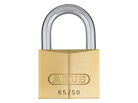 ABUS 65 series brass 50mm padlock WITH 2 KEYS