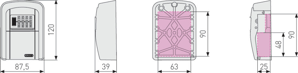 ABUS 707 KEY GARAGE