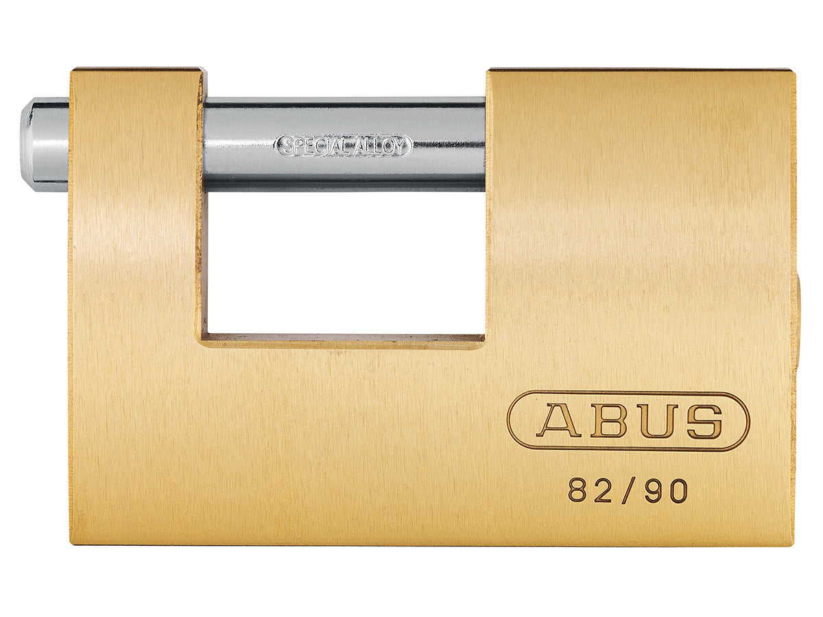 ABUS 82 series Monobloc 90mm brass shutter lock