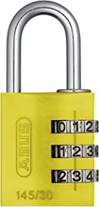 ABUS 145ABUS 145 series aluminum 40mm combination lock Various colours PADLOCK