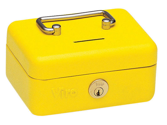 VIRO CASHBOX WITH SLOT ON TOP YELLOW